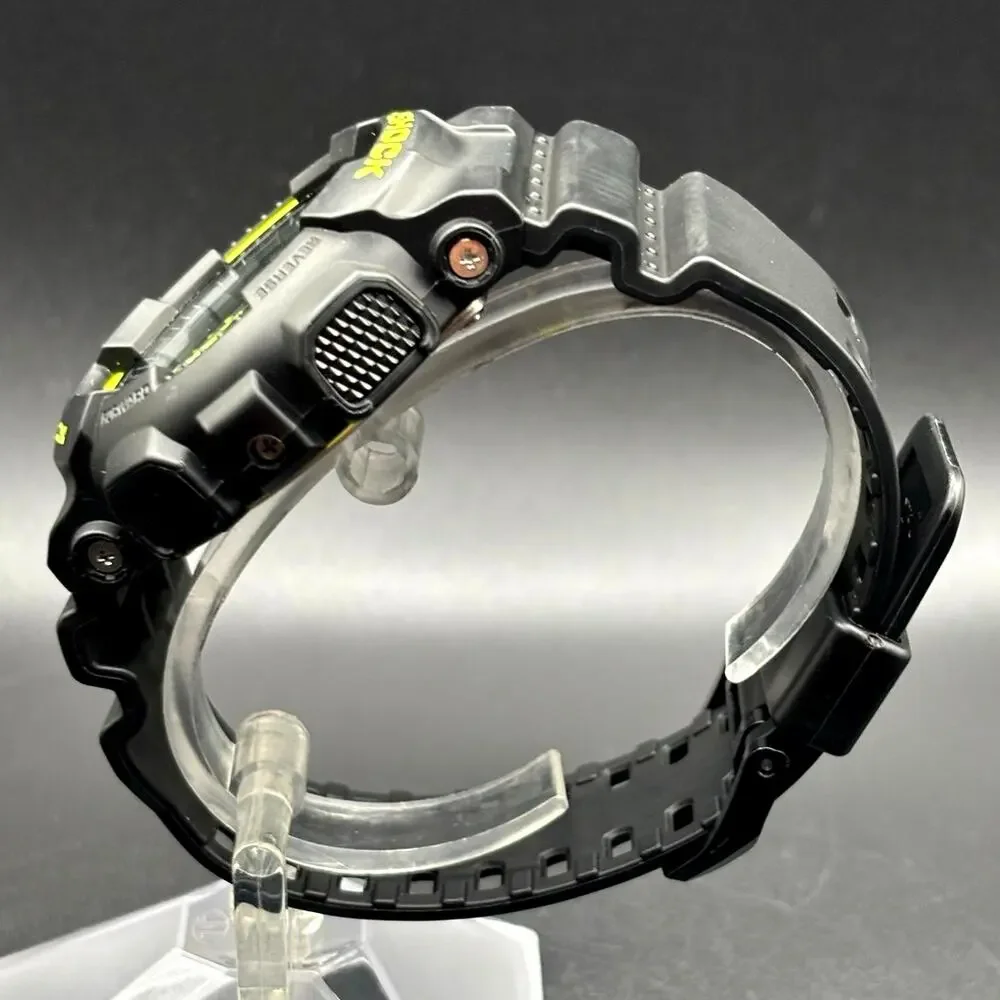 Casio G-Shock GA140DC-1A Analog Digital Black Vivid Yellow Men's Watch